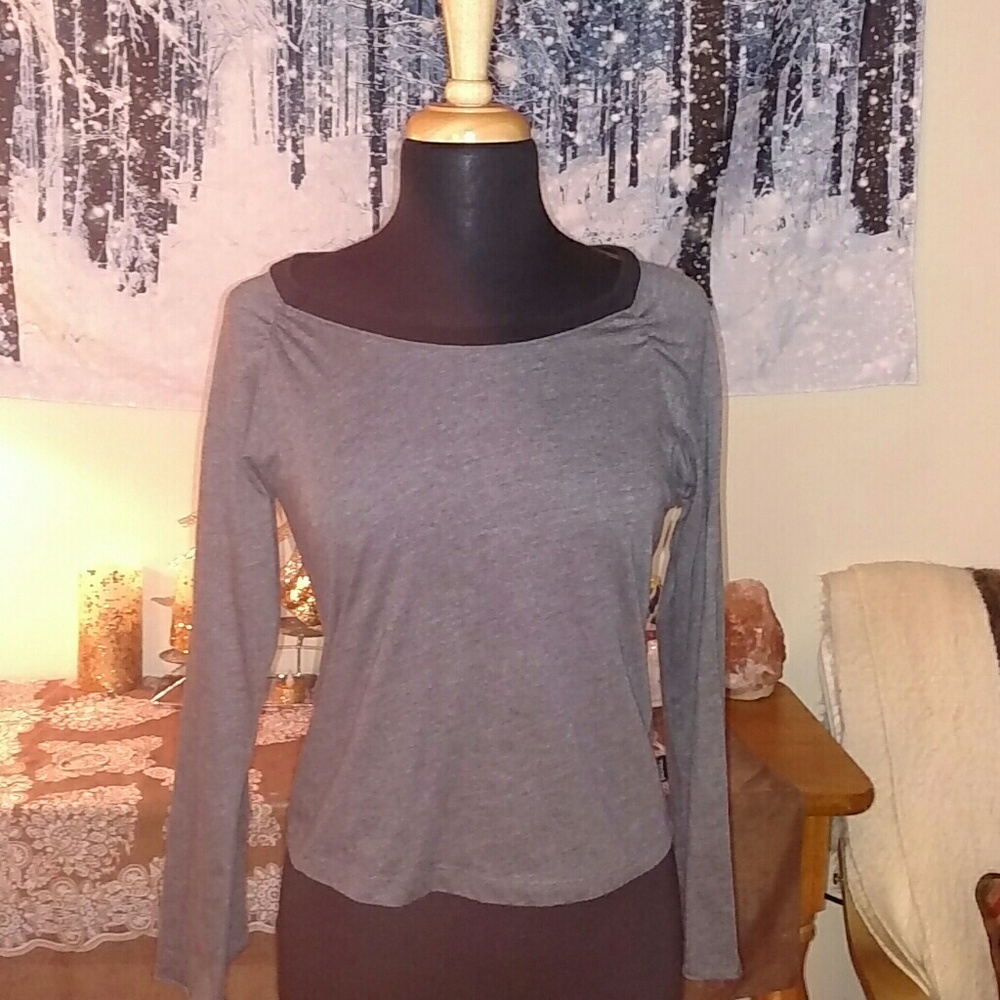 Prana Gray and Black Top